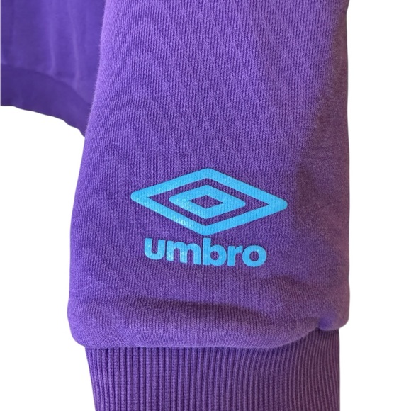 Umbro OG Logo Mask Hoodie Purple Sz XL - Picture 10 of 10